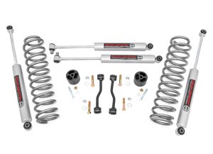 Jeep Gladiator Suspension Lift Kit - Front + Rear - Rough Country - 2.5 Inch Leveling, Linear Coil Rate Springs - '24-'25